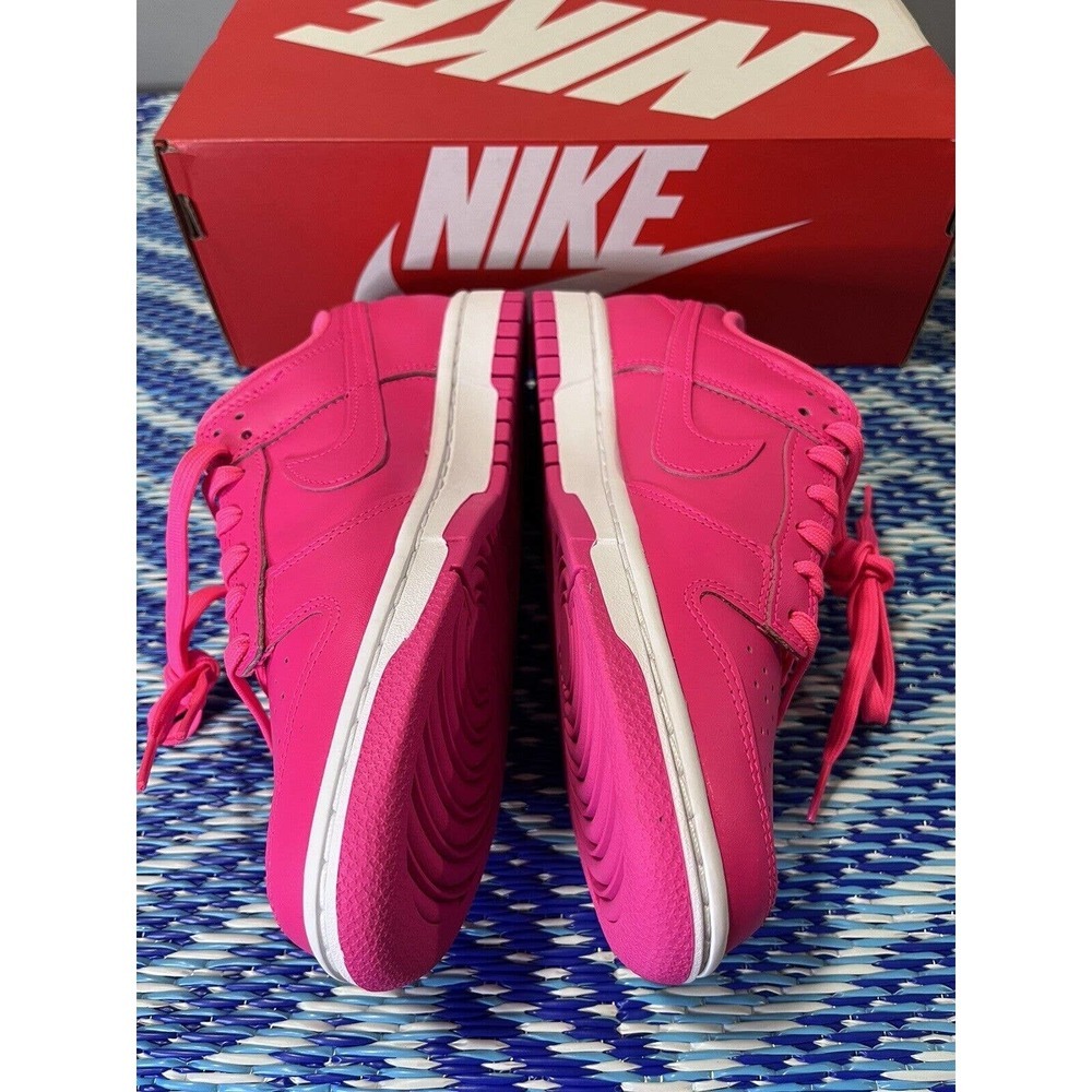 Nike Dunk Low Hyper Pink/White DZ5196 600 Women’s Size 8 - Picture 4 of 9